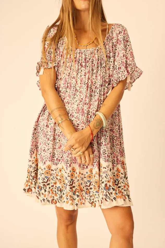 Marina Dress Petite Fleur Rose Women Natalie Martin Coverups