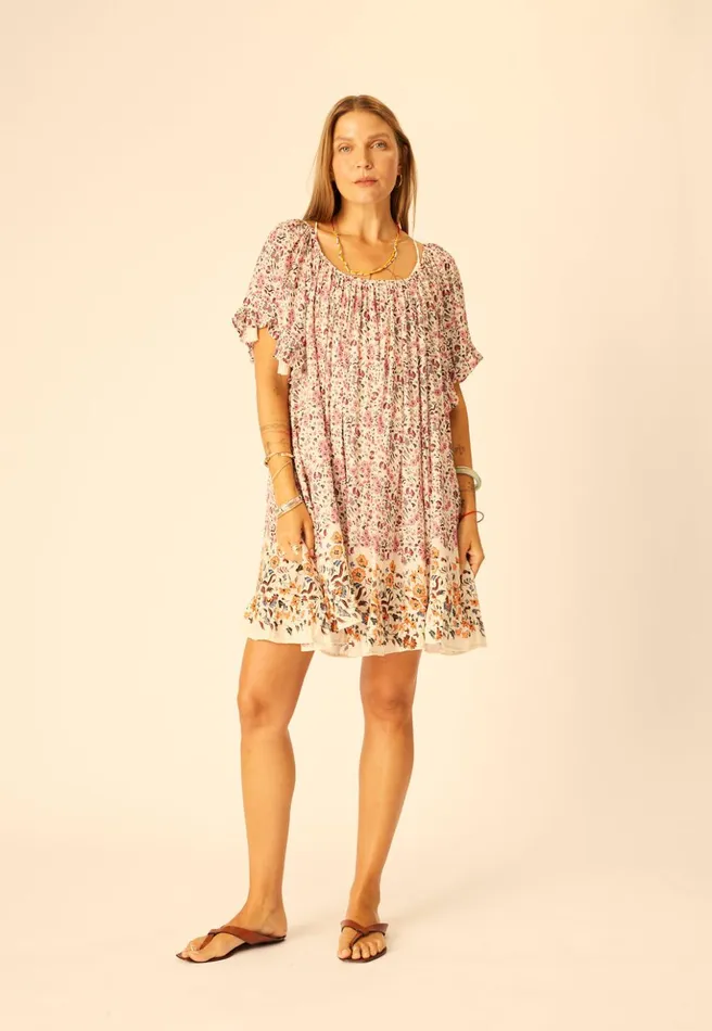 Marina Dress Petite Fleur Rose Women Natalie Martin Coverups