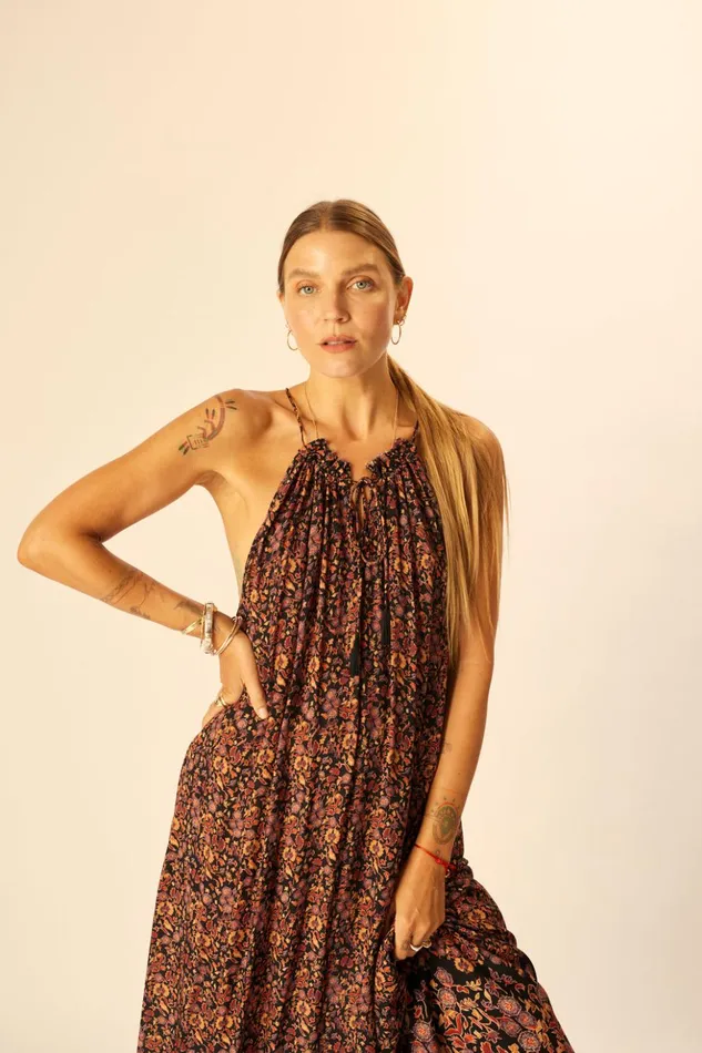 Marlien Dress Petite Fleur Noire Women Natalie Martin Dresses