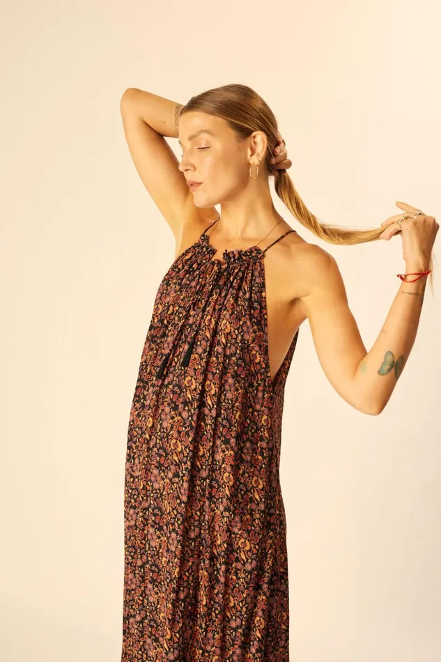Marlien Dress Petite Fleur Noire Women Natalie Martin Dresses