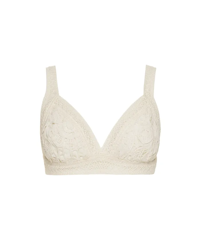 Matching Sets Women Patbo Crochet Bralette Wheat