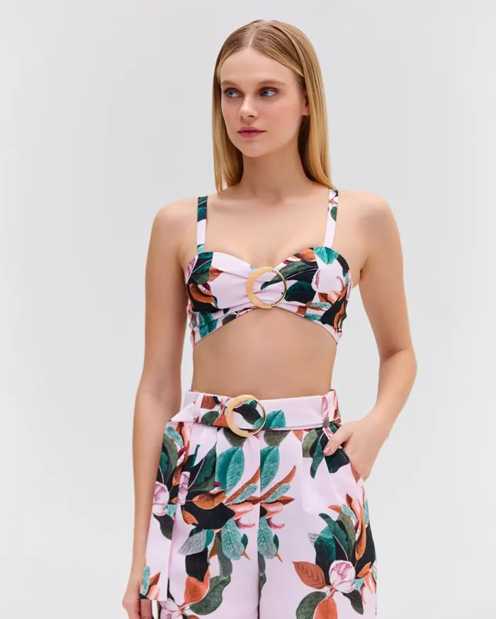 Matching Sets Women Patbo Magnolia Bralette Top Chalk Pink