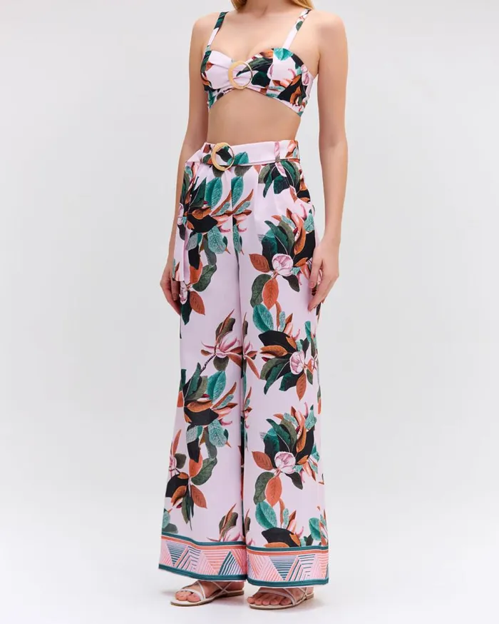 Matching Sets Women Patbo Magnolia Wide Leg Pant Chalk Pink