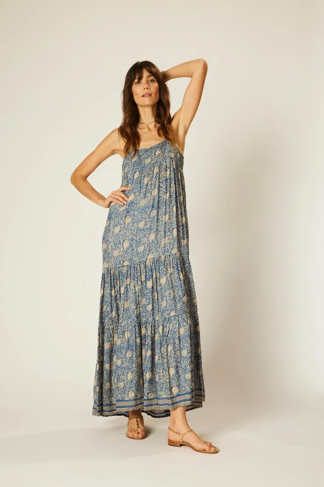 Melanie Dress Water Lily Blue Women Natalie Martin Dresses
