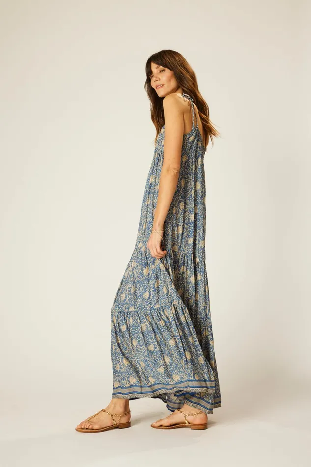 Melanie Dress Water Lily Blue Women Natalie Martin Dresses