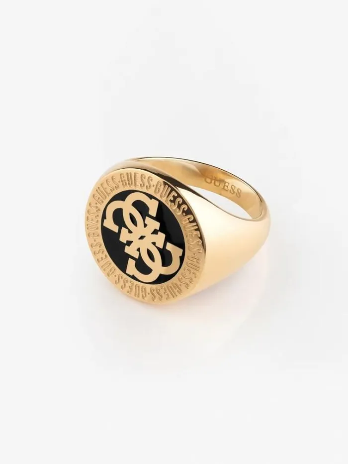 Men 0344g Icon034 Ring Gold Guess Jewellery