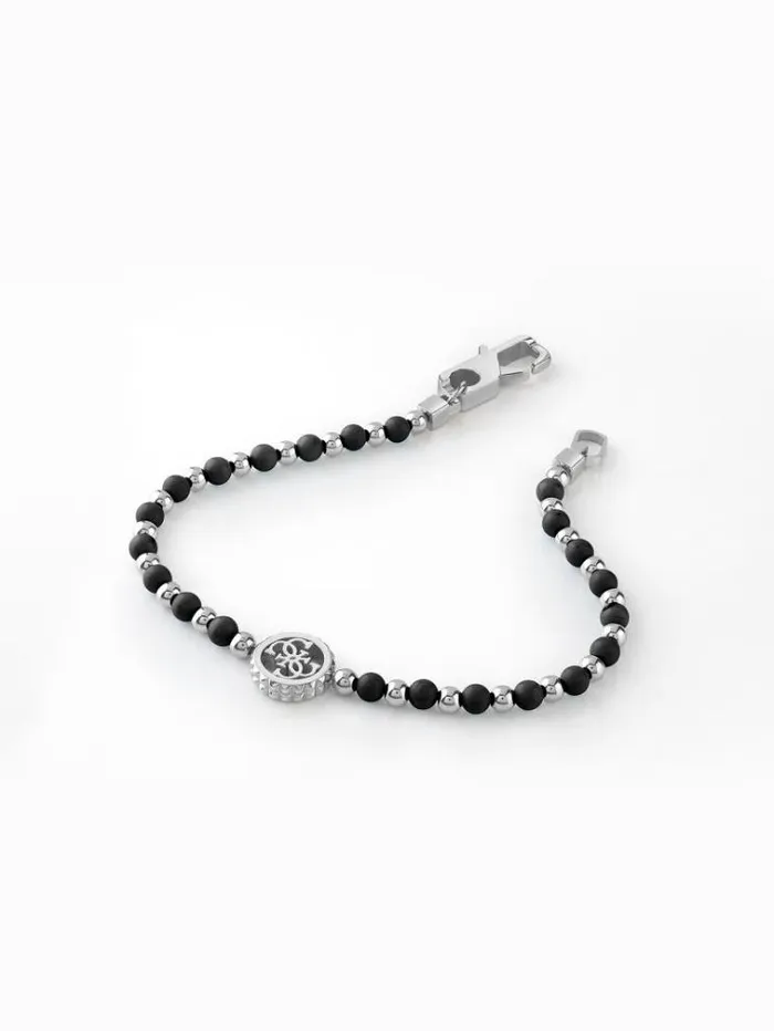 Men 034black Onyx034 Bracelet Black Multi Guess Jewellery