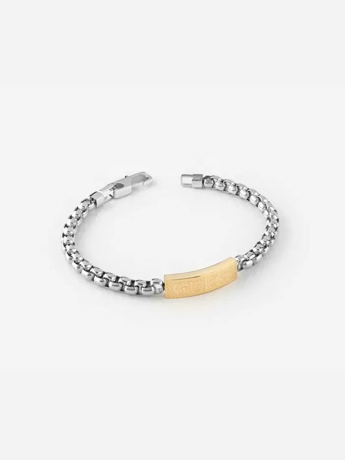 Men 034bond Street034 Bracelet Silver Guess Jewellery