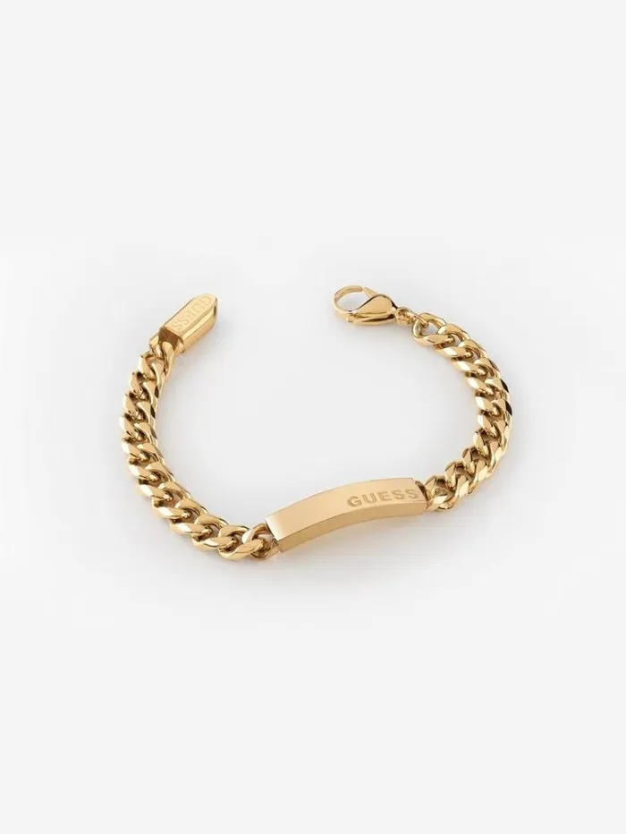 Men 034x Logo034 Bracelet Gold Guess Jewellery