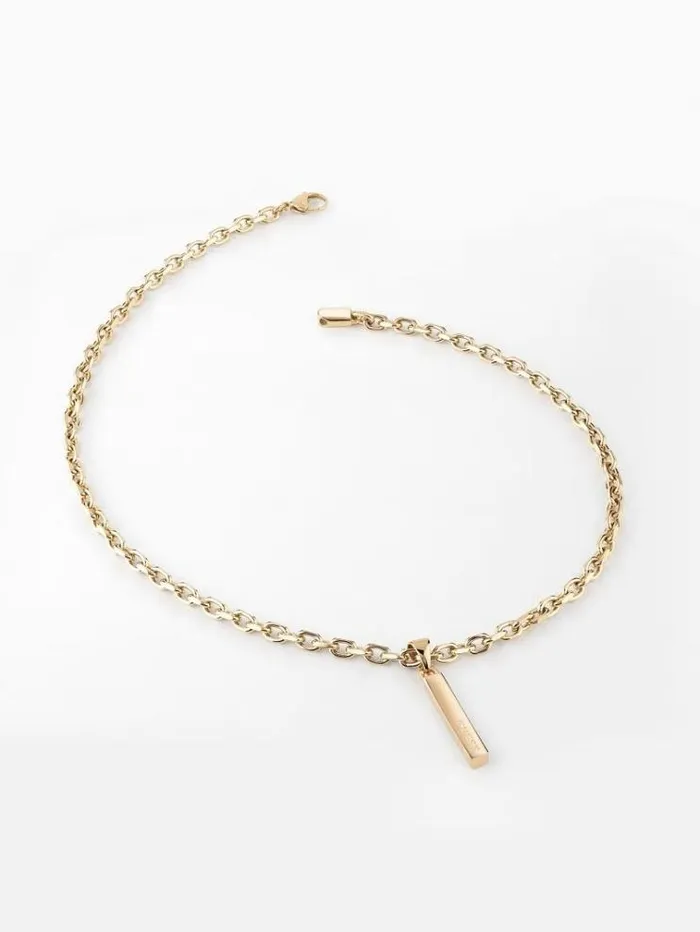 Men 034x Plate034 Necklace Gold Guess Jewellery