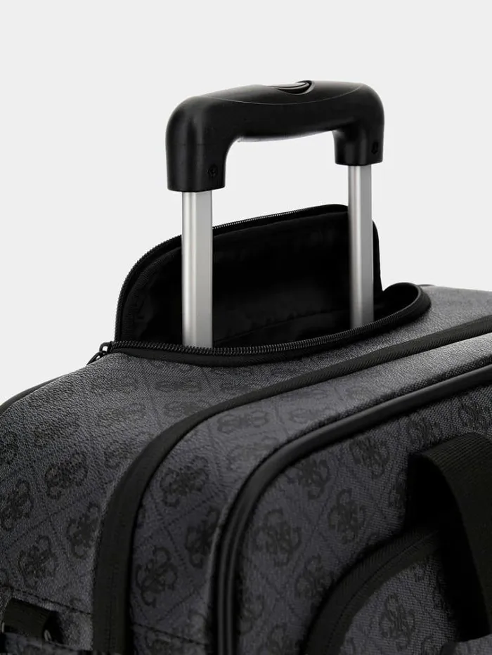 Men 4g Logo Trolley Black Multi Guess Travel Bags