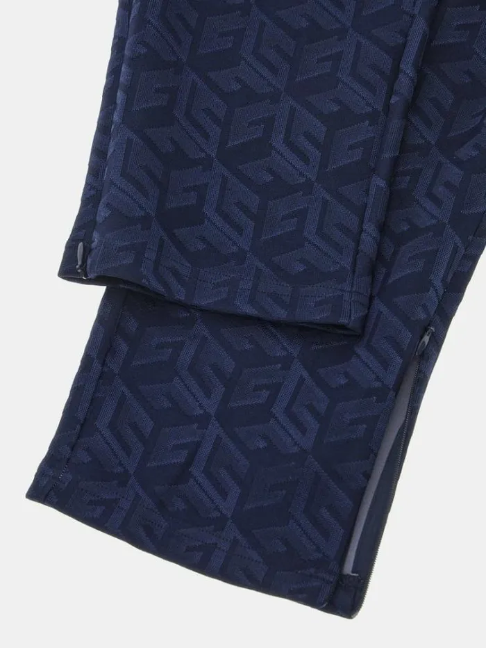 Men All Over G Cube Pants Blue Multi Guess Trousers