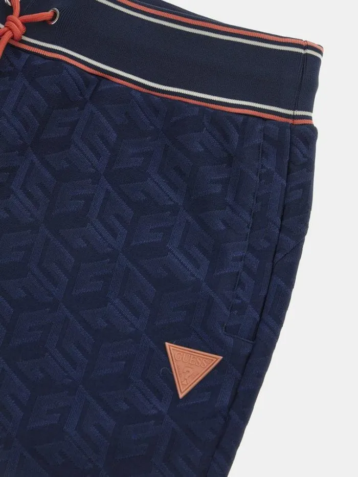 Men All Over G Cube Pants Blue Multi Guess Trousers