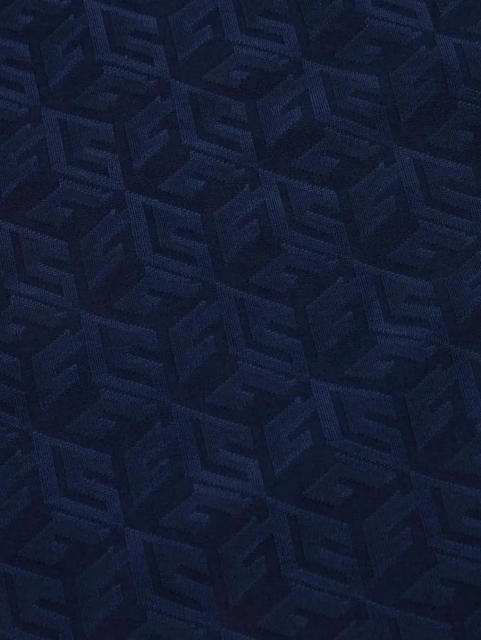 Men All Over G Cube Sweatshirt Blue Guess Knitwear And Sweatshirts