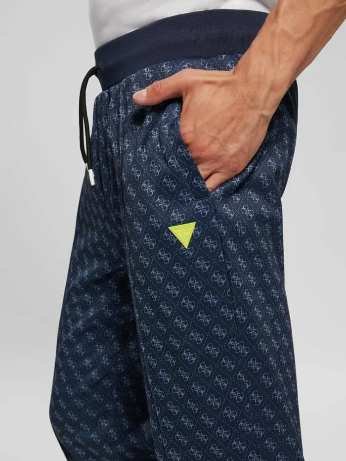 Men All Over Logo Jogger Pant P7iu Guess Trousers