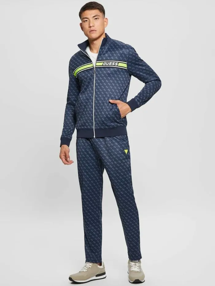 Men All Over Logo Jogger Pant P7iu Guess Trousers