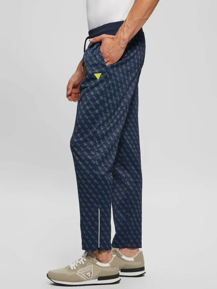 Men All Over Logo Jogger Pant P7iu Guess Trousers