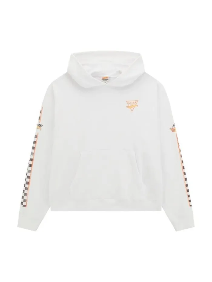 Men All Over Print Sweatshirt White Guess Knitwear And Sweatshirts