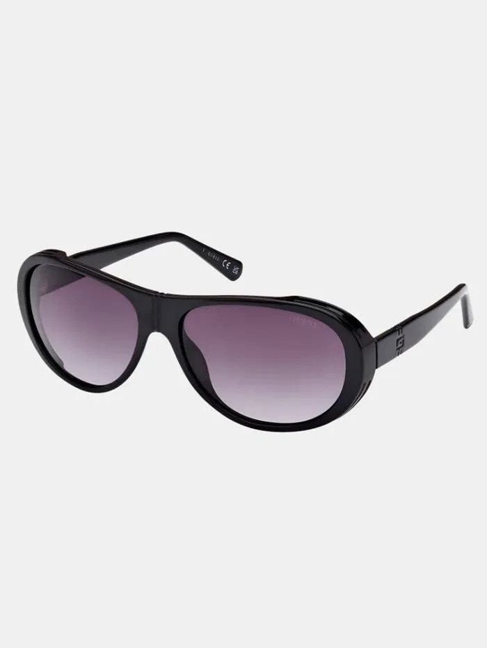 Men Aviator Sunglasses Black Guess Sunglasses