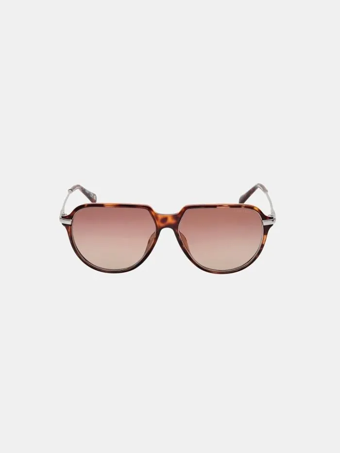 Men Aviator Sunglasses Model Beige Guess Sunglasses