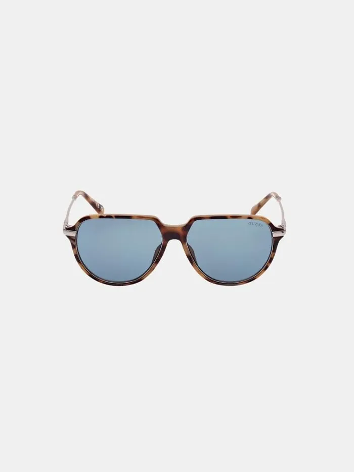 Men Aviator Sunglasses Model Multicolor Pattern Guess Sunglasses
