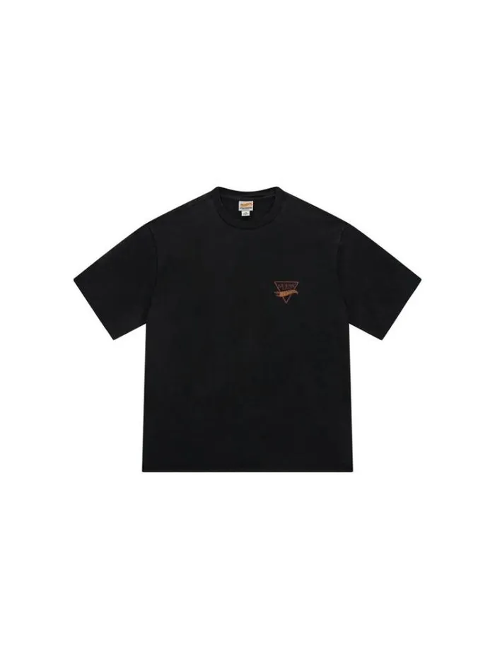 Men Back Print Tshirt Black Guess Tshirts And Polo Shirts