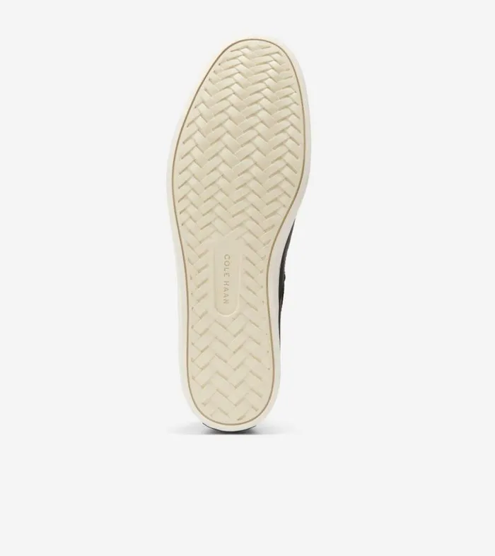 Men Boat Shoes Cole Haan Nantucket SlipOn Deck Shoes Blackivory