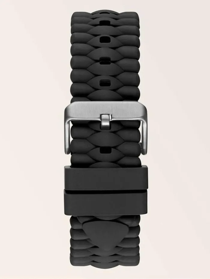 Men Calendar Watch Silver Guess Watches