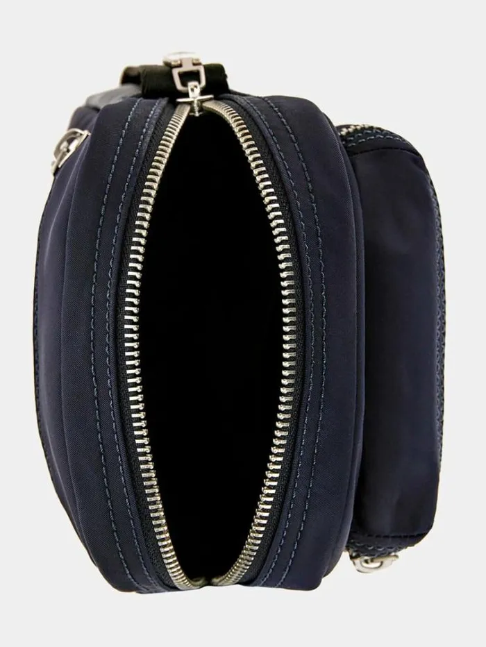 Men Certosa Nylon Smart Mini Bag Dark Blue Guess City Bags