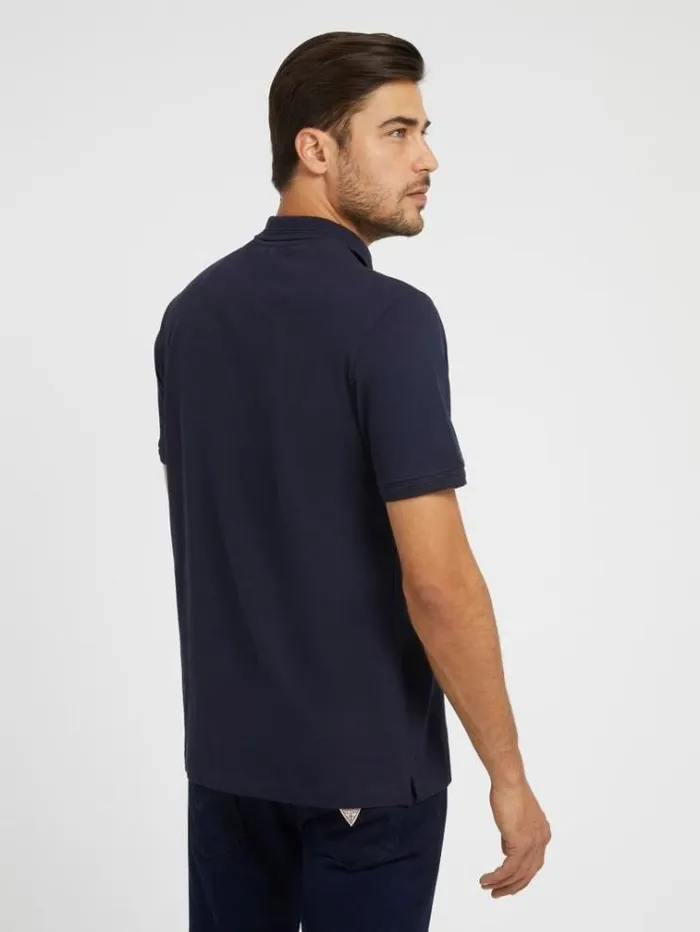 Men Classic Polo Blue Guess Tshirts And Polo Shirts