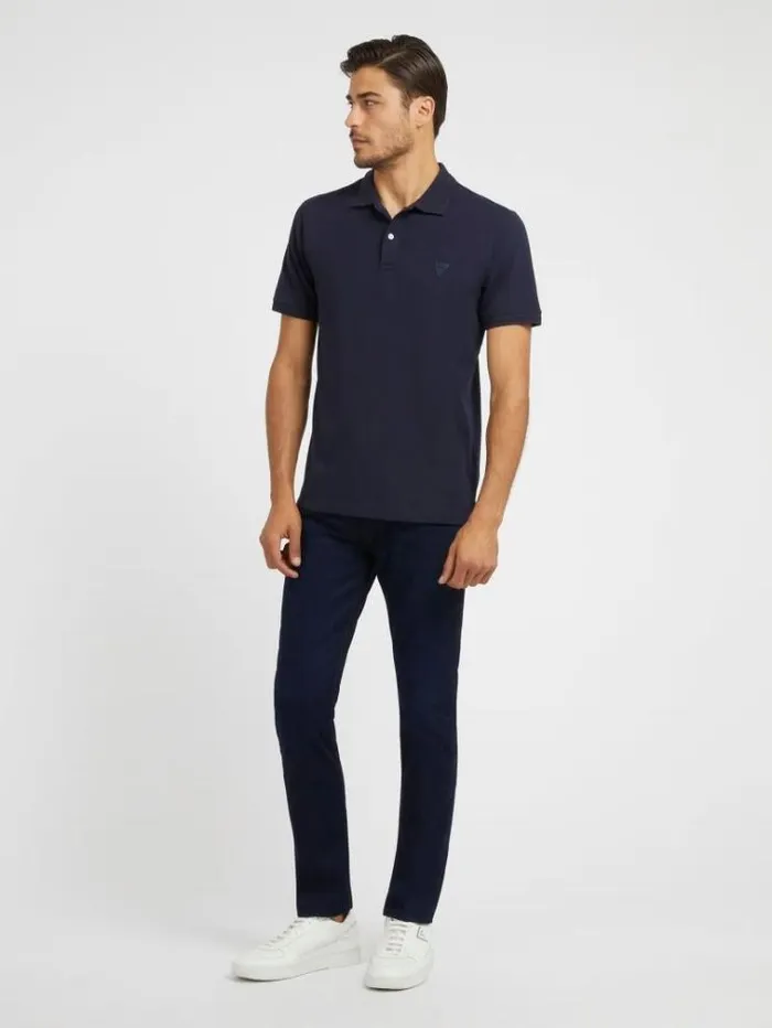 Men Classic Polo Blue Guess Tshirts And Polo Shirts