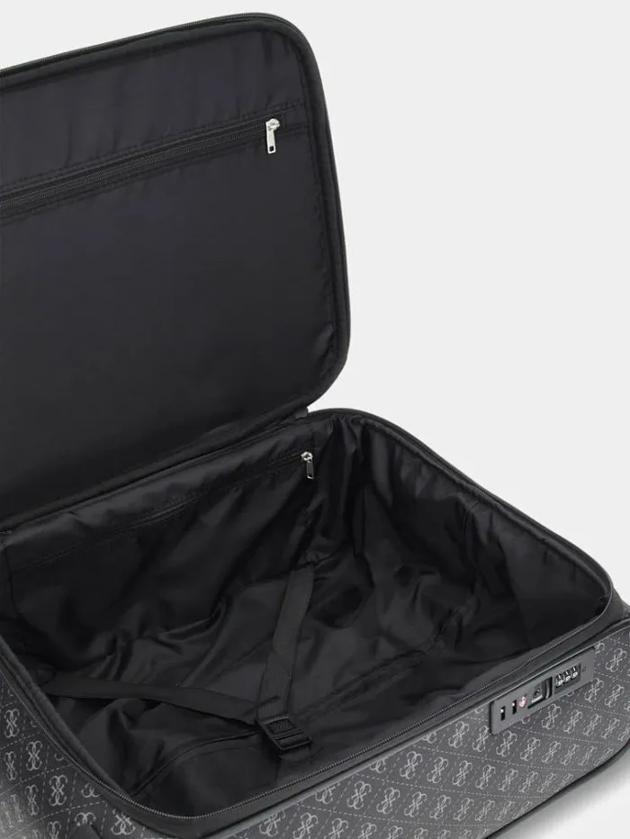 Men Ederlo 4g Logo Trolley Black Multi Guess Travel Bags