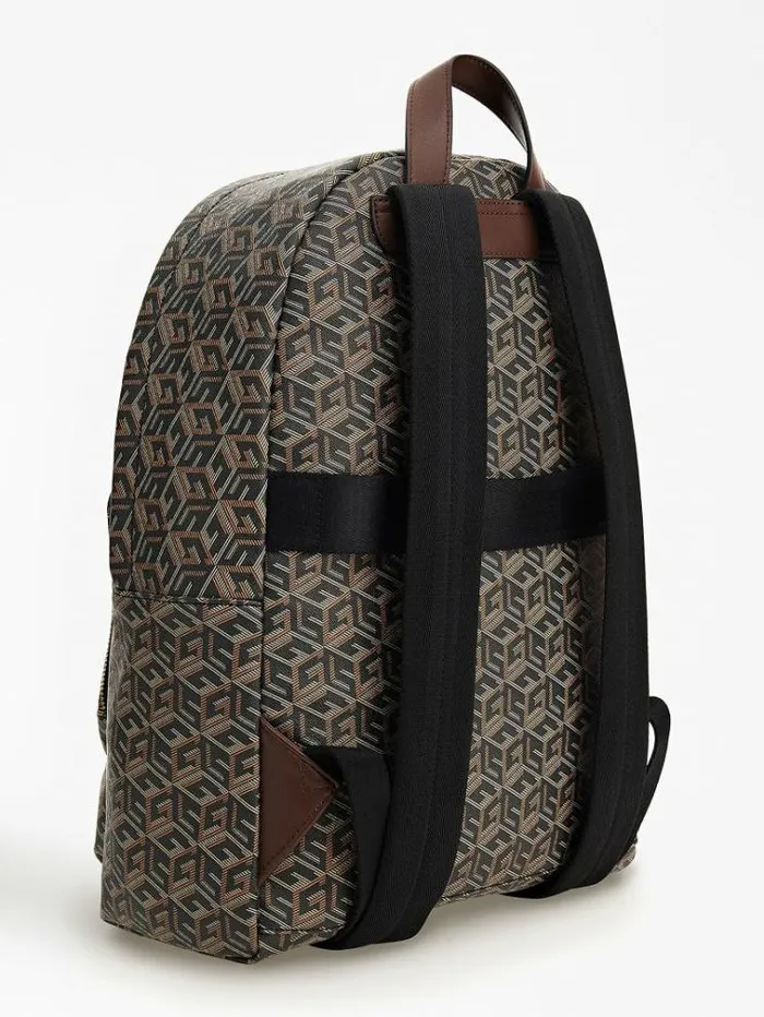 Men Ederlo G Cube Logo Backpack Black Guess Backpacks And Bum Bags