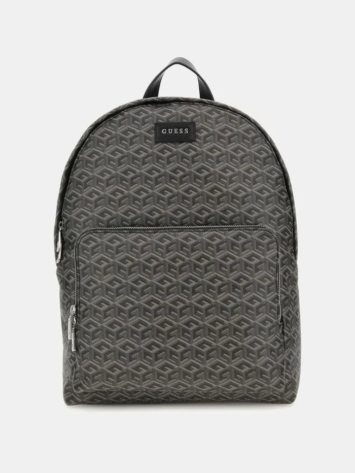 Men Ederlo G Cube Logo Backpack Dark Brown Guess Backpacks And Bum Bags