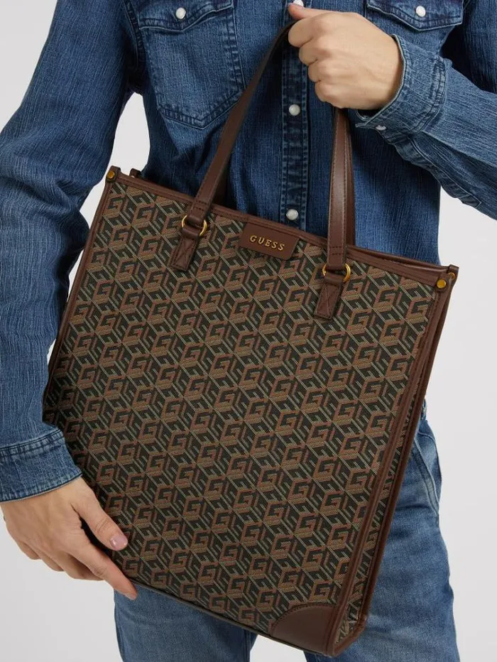 Men Ederlo G Cube Logo Bag Black Guess City Bags