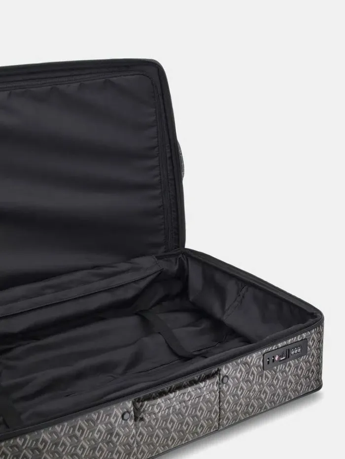 Men Ederlo G Cube Logo Trolley Grey Multi Guess Travel Bags