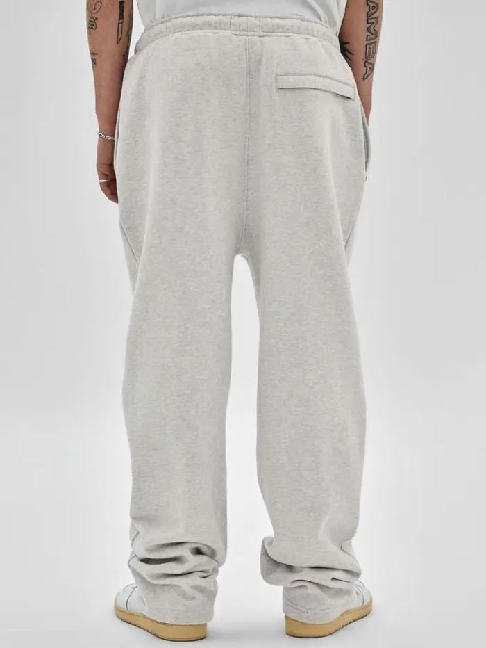 Men Embroidered Logo Jogger Grey Guess Trousers