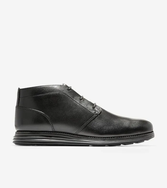 Men Extended Sizes and Widths Cole Haan riginalGrand Chukka Boot Blackblack