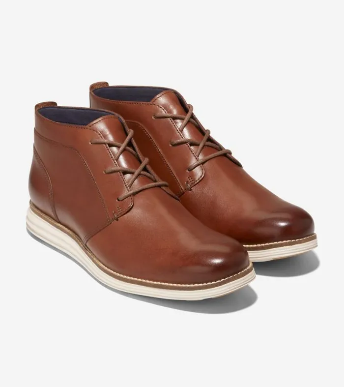Men Extended Sizes and Widths Cole Haan riginalGrand Chukka Boot Woodburyivory