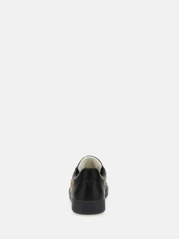 Men Fano Leatherinsert Sneakers Black Guess Shoes