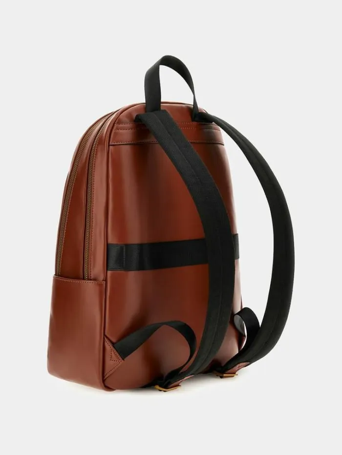 Men Forte Backpack Brown Guess Backpacks And Bum Bags