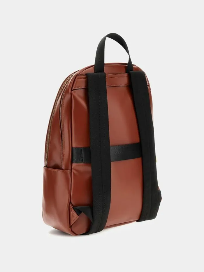 Men Forte Backpack Brown Guess Backpacks And Bum Bags