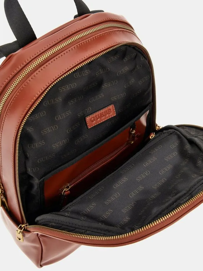 Men Forte Backpack Brown Guess Backpacks And Bum Bags