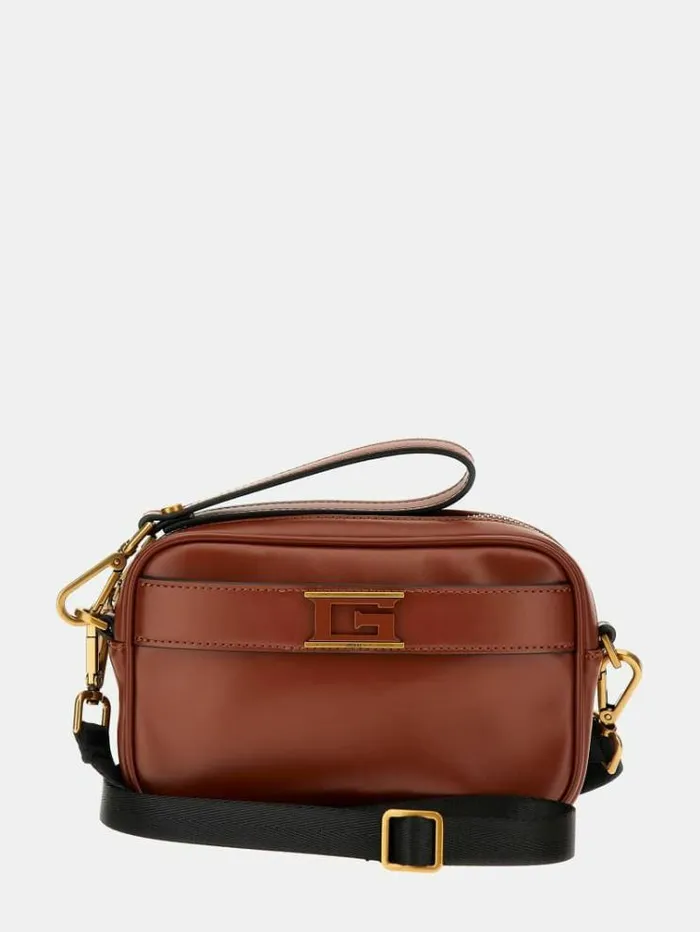 Men Forte Shoulderstrap Vanity Case Brown Guess City Bags