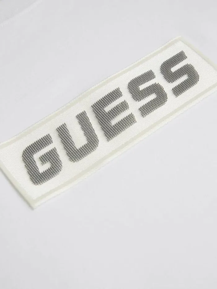 Men Front Logo Tshirt White Guess Activewear