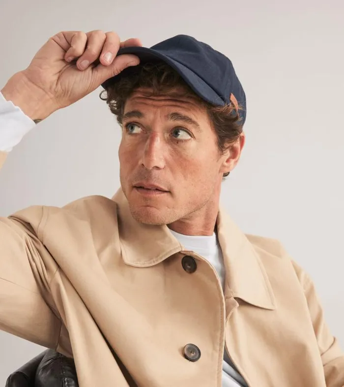 Men Hats Cole Haan Street Style Baseball Cap Navy