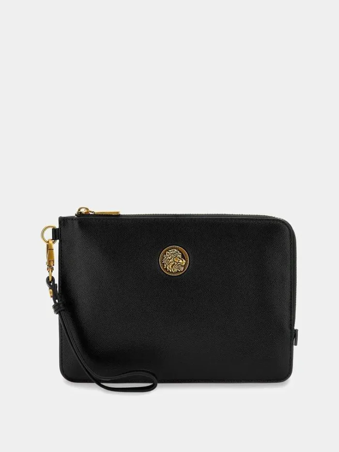 Men King Clutch Black Guess City Bags