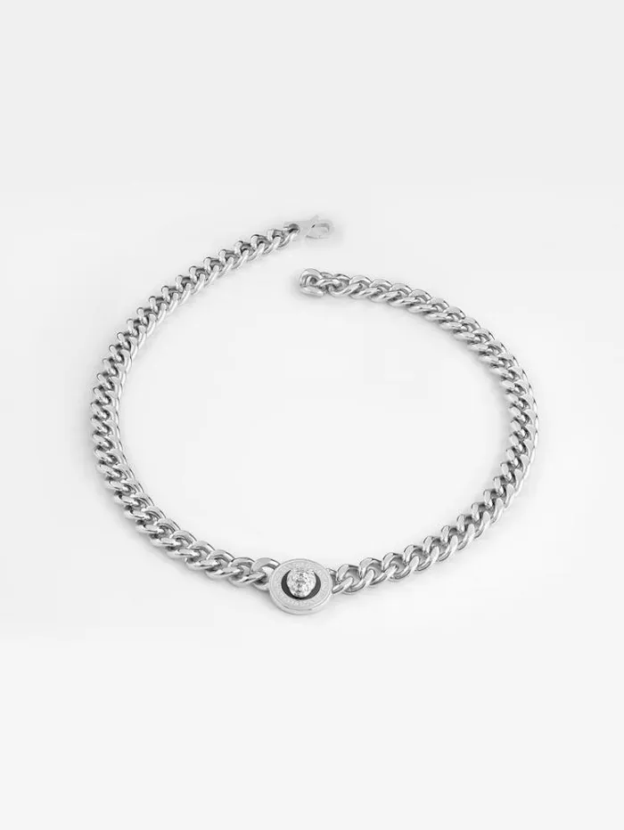 Men lion King Necklace Silver Guess Jewellery