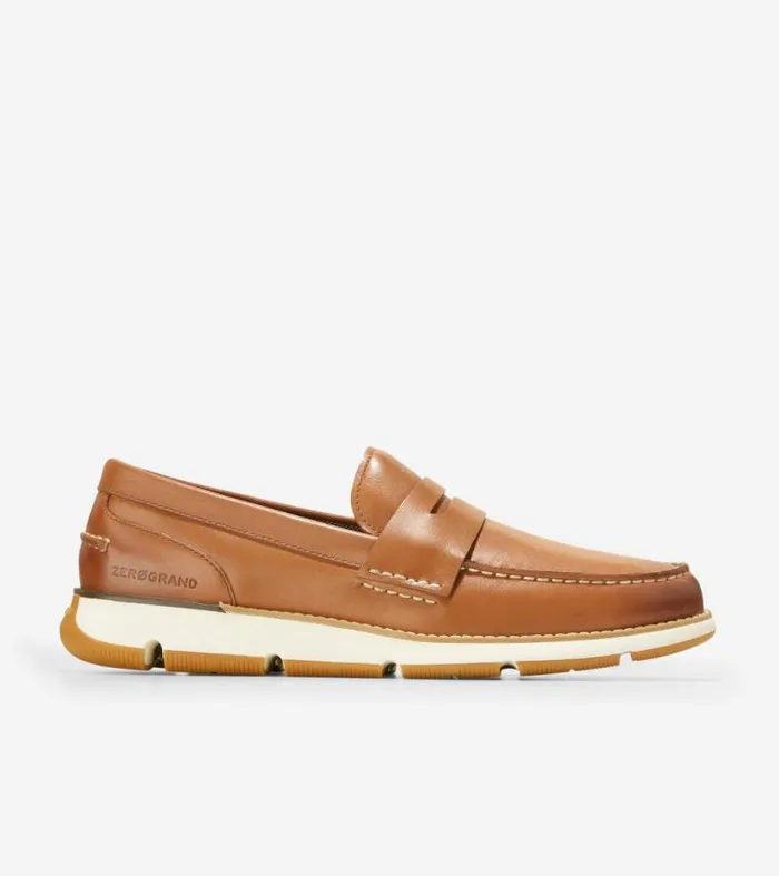 Men Loafers and Drivers Cole Haan 4ZERGRAND Loafer British Tanivory
