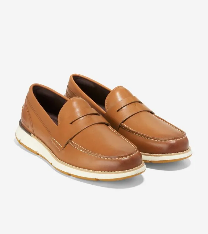 Men Loafers and Drivers Cole Haan 4ZERGRAND Loafer British Tanivory